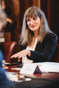  Julia Bachtrögler (Mitglied) in einer Sitzung des Produktivitätsrates
